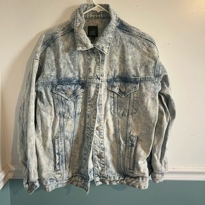 Wild fable small over sized jean jacket